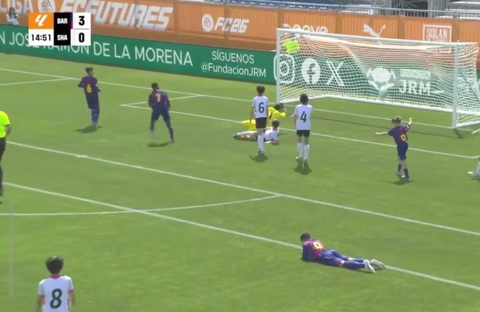 巴萨U12横扫海港U12，中国青训差距显形