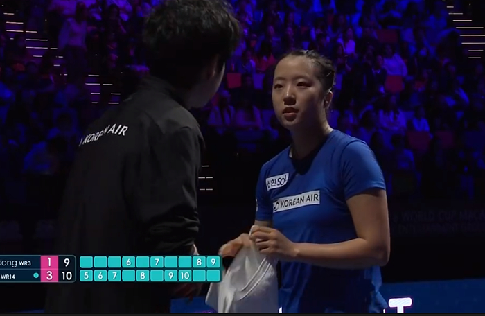 陈幸同遭申裕斌横扫出局 中国女乒再遭重创